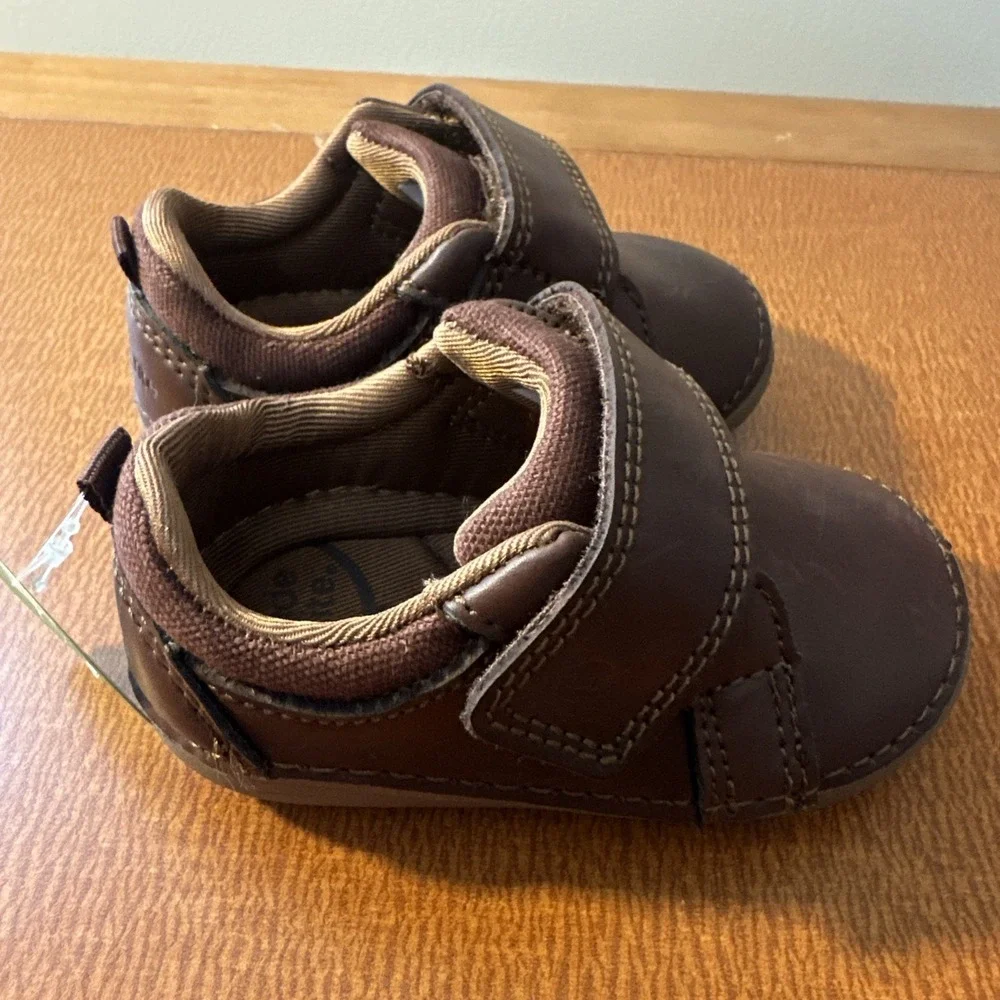 Stride Rite Baby Boys‎ SM Jodie Sneaker, Brown, 3M Infant NEW